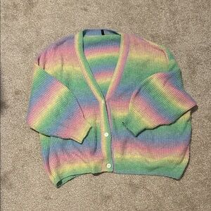 H&M Multicolor Striped Cardigan